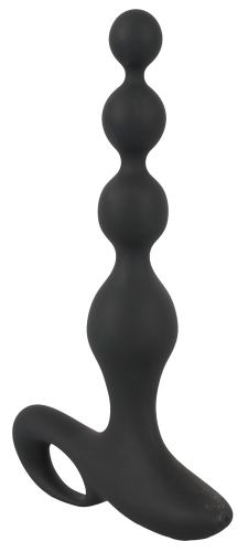 Stimulateur Beads Velvet 16.5 x 3.5 cm Noir