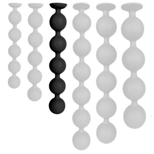 Kugeln Bulby Butt L 36 x 5,7 cm Schwarz