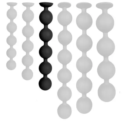 Kugeln Bulby Butt L 36 x 5,7 cm Schwarz – 1/2