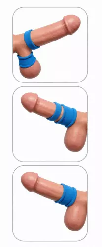 Ballstretcher Twin Flex 25 mm - Höhe 3 cm Blau – 10/10