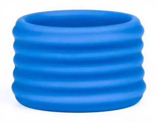 Cockring Deep Rib Grip 35 mm Blau – 4/8