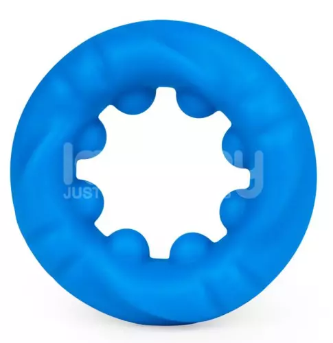Cockring Ridge Bump Stretcher 25 mm Blau – 3/8