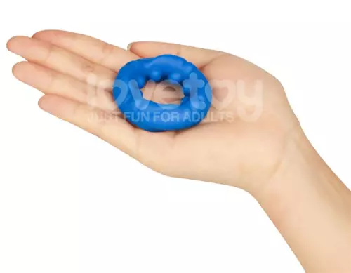 Cockring Ridge Bump Stretcher 25 mm Blau – 5/8