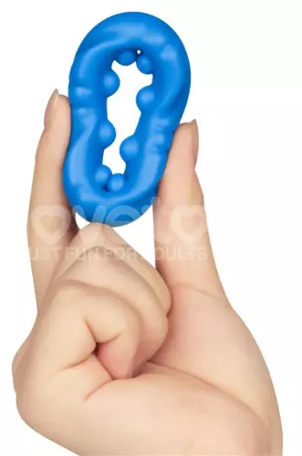 Cockring Ridge Bump Stretcher 25 mm Blau – 6/8
