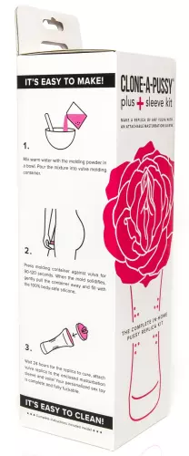 Clone-a-pussy Moulage-Set mit rosafarbenem Masturbator – 4/10