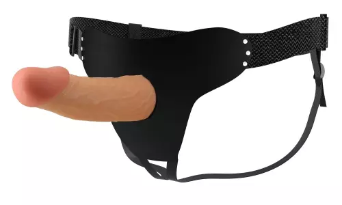 Hohler Gürtel-Dildo Stark 15.5 x 4.5cm Hautfarbe – 6/9
