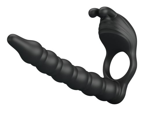 Gode Double pénétration Vibrant Blackney 14 x 2.2cm