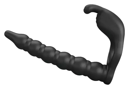 Vibrierender Doppelpenetrations-Dildo Blackney 14 x 2.2cm – 7/7