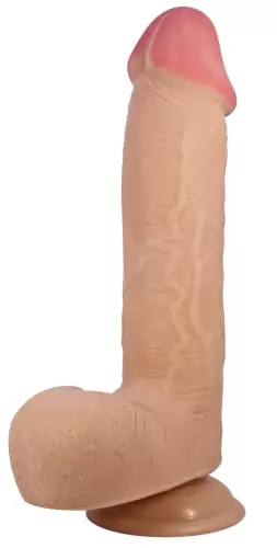Dildo Emeka 17 x 4,8 cm Hautfarbe – 3/11