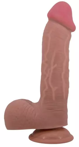 Dildo Emeka 17 x 4.8cm Dunkle Hautfarbe – 1/10