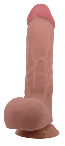 Dildo Emeka 17 x 4.8cm Dunkle Hautfarbe – 3/10