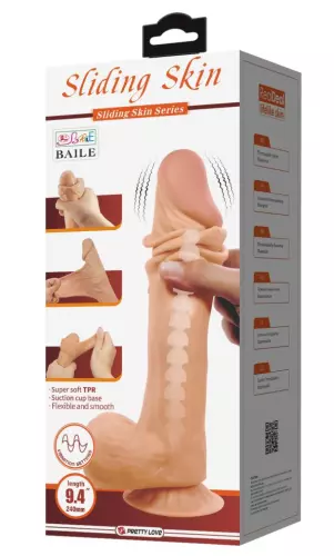 Vibrierender Dildo Sadik 18 x 4.8cm – 2/10