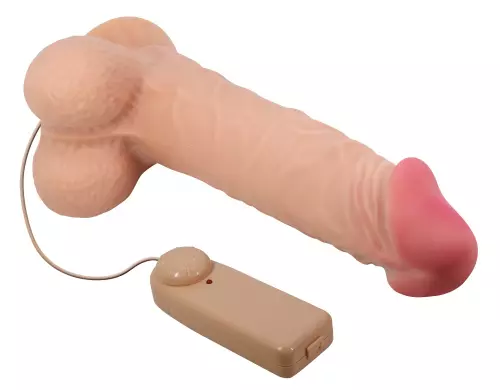 Vibrierender Dildo Sadik 18 x 4.8cm – 6/10
