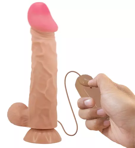 Vibrierender Dildo Sadik 18 x 4.8cm – 7/10