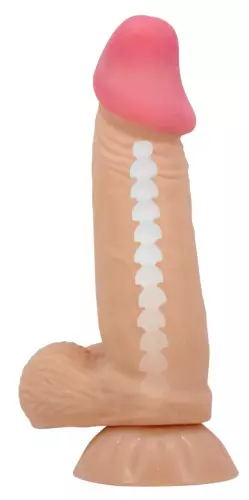 Dildo Duvall 14 x 4 cm Helles Fleisch – 3/9