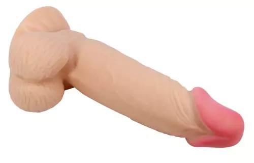 Dildo Duvall 14 x 4 cm Helles Fleisch – 5/9