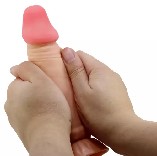 Dildo Duvall 14 x 4 cm Helles Fleisch – 8/9