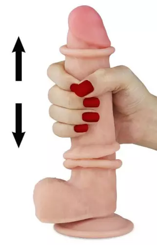 Dildo realistisch SLIDING SKIN 16 x 4 cm – 8/10