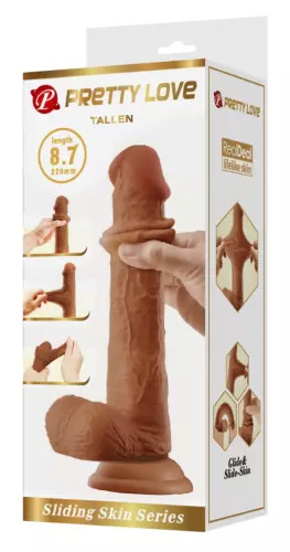 Dildo Tallen braun 16 x 4 cm – 2/8