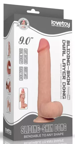 SLIDING SKIN Realistic Dildo 18 x 3.8 cm – 2/7