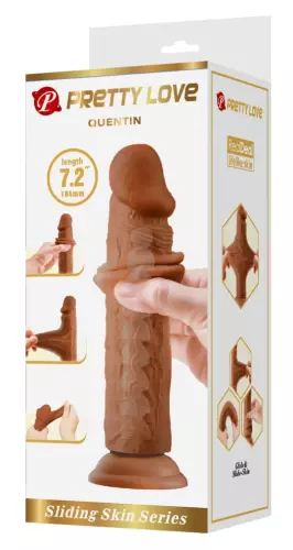 Dildo Quentin 15 x 3.8cm Braun – 2/8