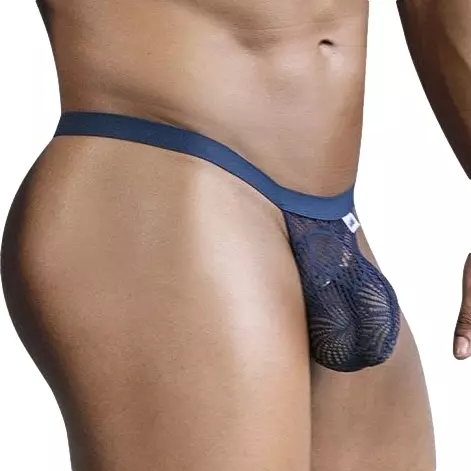 Spitzenbody Bachos Marineblau – 3/6