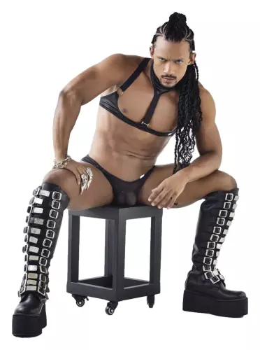 Harness mit Halsband Turis Schwarz – 5/6