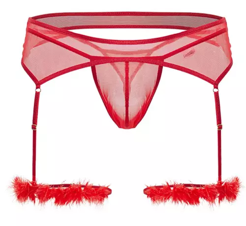 Body und Strumpfhalter Voltis 2-teilig Rot – 4/6