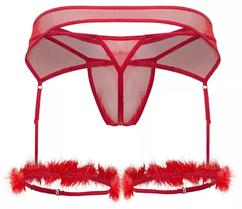 Body und Strumpfhalter Voltis 2-teilig Rot – 6/6