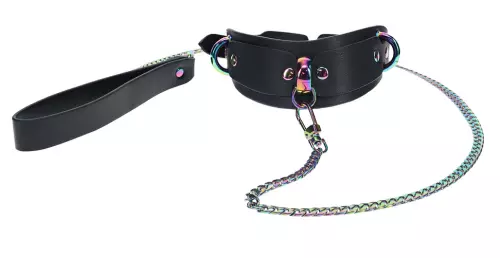 Halsband-Leine Venise Schwarz – 1/5