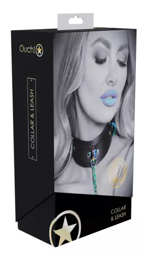 Halsband-Leine Venise Schwarz – 2/5