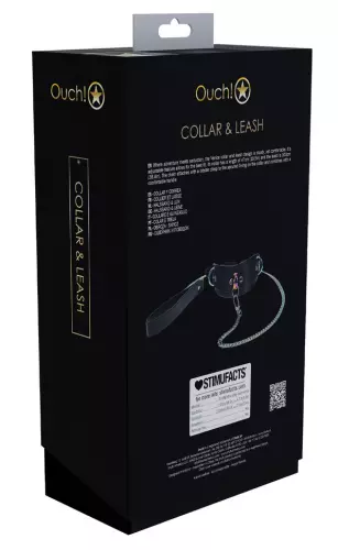 Halsband-Leine Venise Schwarz – 3/5