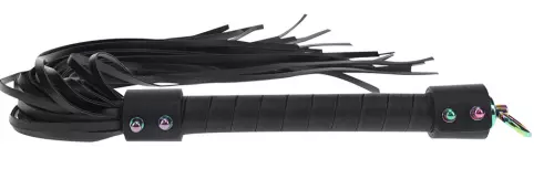Peitsche Venise 54cm Schwarz – 1/4