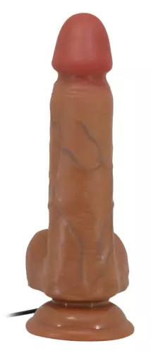 Vibrierdildo Bahamut 16 x 4.2cm Braun – 4/6