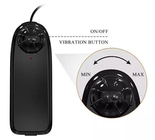 Vibrierdildo Bahamut 16 x 4.2cm Braun – 6/6