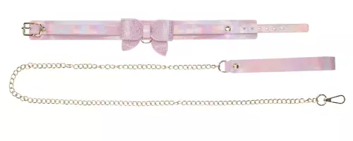 Halsband-Leine Paris Rosa – 3/5