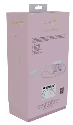 Halsband-Leine Paris Rosa – 4/5