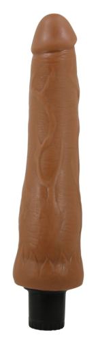 Vibrierender Dildo Alfredo 21 x 5,5 cm Braun
