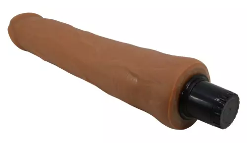 Vibrierender Dildo Alfredo 21 x 5,5 cm Braun – 5/7