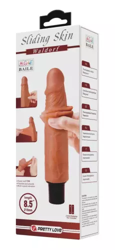Vibrator Dildo Waldorf 17.5 x 4.2cm Braun – 2/6