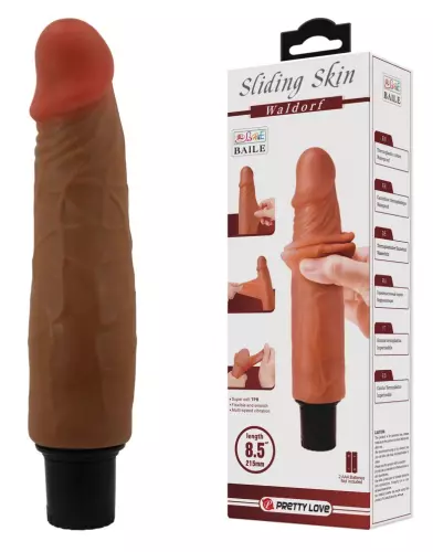 Vibrator Dildo Waldorf 17.5 x 4.2cm Braun – 6/6