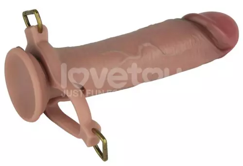Hohlpennis-Harness Dildo Enhanced Set 21 x 5.8cm L/XL/2XL – 10/15
