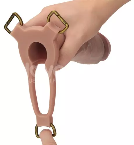 Hohlpennis-Harness Dildo Enhanced Set 21 x 5.8cm L/XL/2XL – 11/15