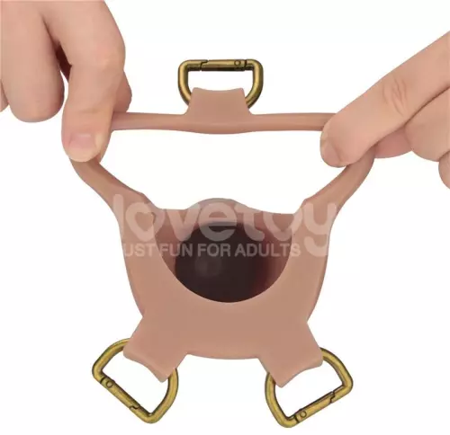 Hohlpennis-Harness Dildo Enhanced Set 21 x 5.8cm L/XL/2XL – 12/15