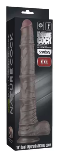 Dildo Iksel Cock 34 x 6 cm Braun – 2/12