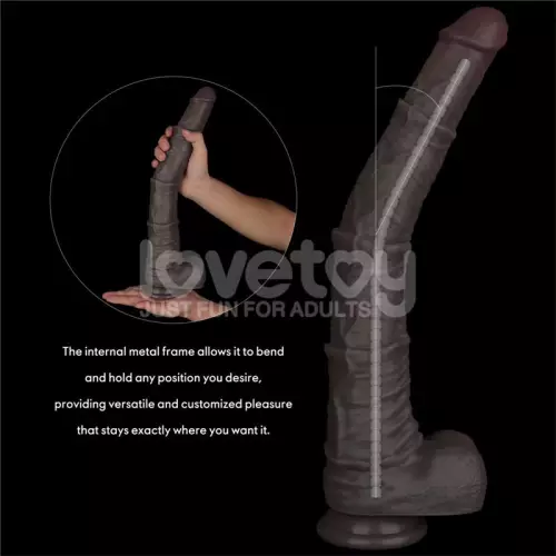 Dildo Iksel Cock 34 x 6 cm Braun – 12/12