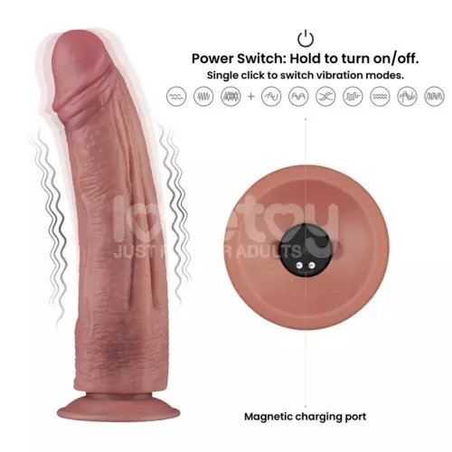 Vibrierender Dildo Power Cock 25 x 6 cm – 13/13