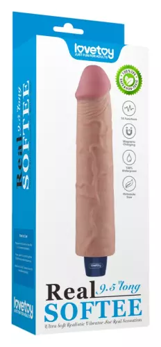 Vibrator Dildo Softee 21 x 5cm Hautfarben – 2/14