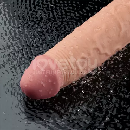 Vibrator Dildo Softee 21 x 5cm Hautfarben – 12/14