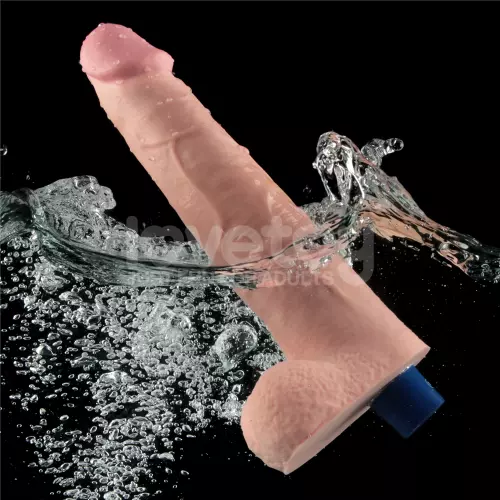 Vibrator Dildo mit Hodensack Softee 21 x 5.3cm Hautfarben – 14/14